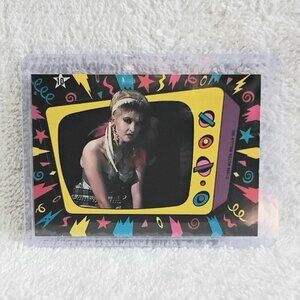 3/$60 Mint 1985 Cyndi Lauper Sticker/Puzzle Card by Mutza Rella Inc.!!